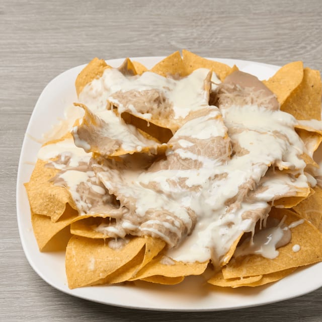 Beans nachos.